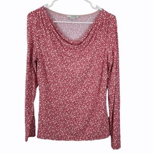 Boden Soft Red Long Sleeve Shirt